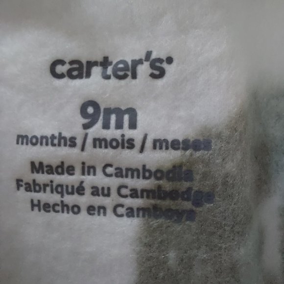 Carter's Forest Animals Fleece Sleep & Play, 9M - Picture 6 of 9